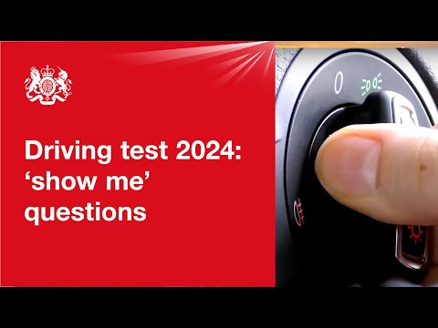 'Show me, tell me': show me questions 2025:  official DVSA guide