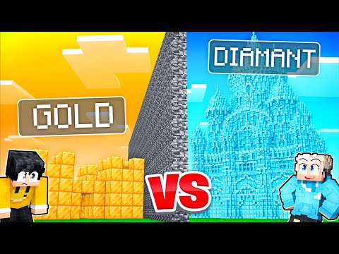 DIAMANT vs GOLD BAU CHALLENGE in Minecraft ⛏