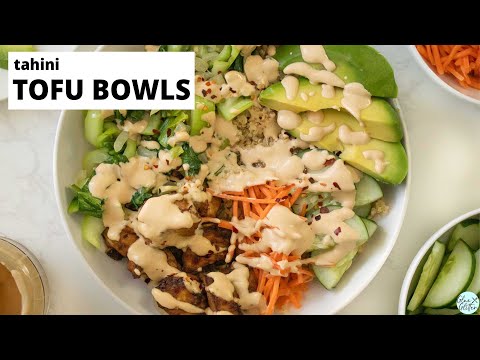 Tahini Tofu Bowls
