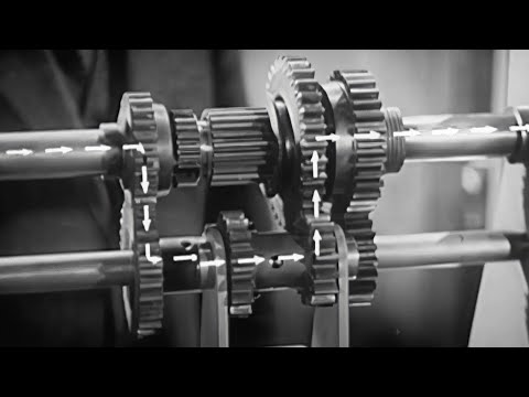 Spinning Levers - How A Transmission Works, 1936 | AI Upscale