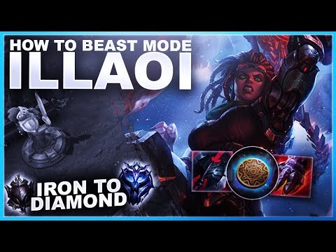HOW TO BEAST MODE ON ILLAOI! A HIDDEN SOLOQ GEM? - Iron to Diamond | League of Legends