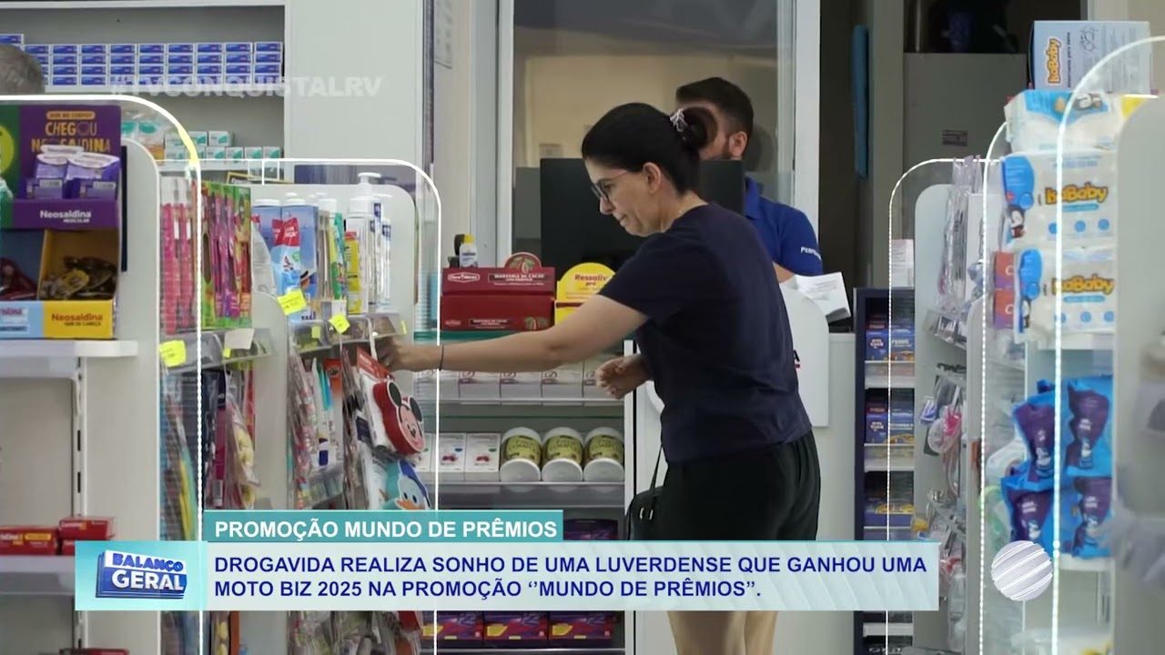 Luverdense ganha moto zero km no sorteio da promoção “Mundo de Prêmios” da Drogavida.