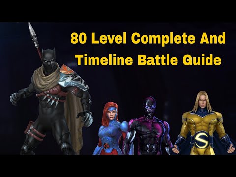Black Panther 80 Level Complete Showcase And Timeline Battle Guide - Marvel Future Fight