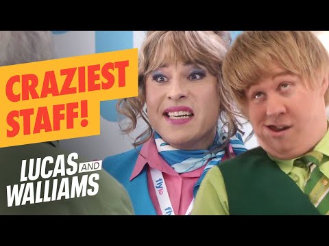 CRAZIEST Staff Moments! | Come Fly With Me | Lucas and Walliams