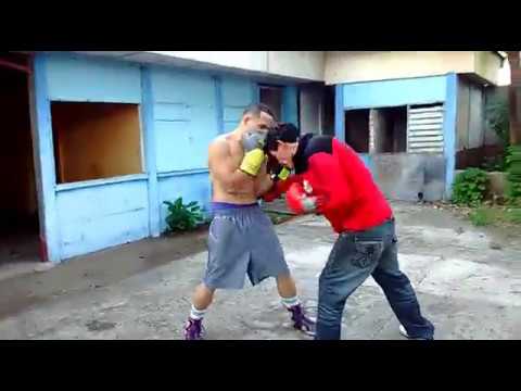 Sparring Esau Manzanares  vrs Fidel Alias Mortero