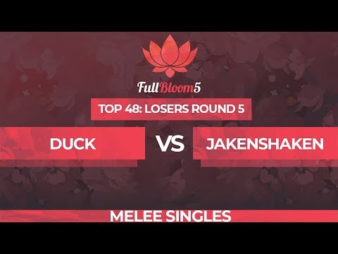 Duck vs Jakenshaken - Melee Singles Top 48: Losers Round 5 - Full Bloom 5