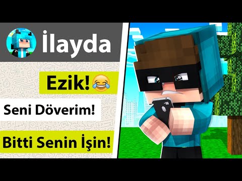 EFE VE İLAYDA KAVGA EDİYOR 24 SAAT BOYUNCA 😱 -Minecraft