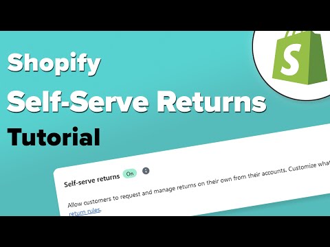 How to use Shopify self-serve returns