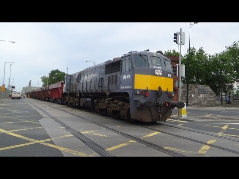 IE 071 Class loco 078 - Tara Mines Train - North Wall & Alexandra Road 3/7/15