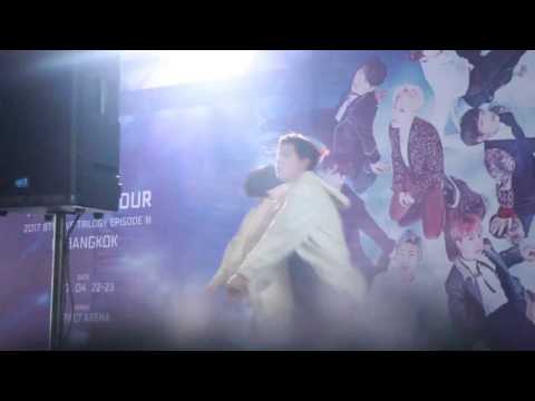 BTS cover before concert "The wings tour in Bangkok"
