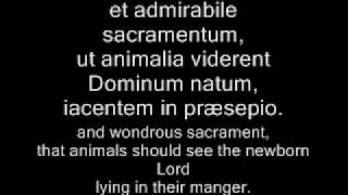 O Magnum mysterium - Giovanni Gabrieli (1557 - 1612) Latin text with English translation