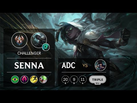 Senna ADC vs Caitlyn - BR Challenger Patch 9.24
