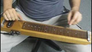 Lost Highway (Hank Williams) Homemade lapsteel guitar cover