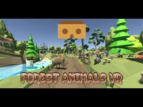 Forest animals VR Cardboard Video