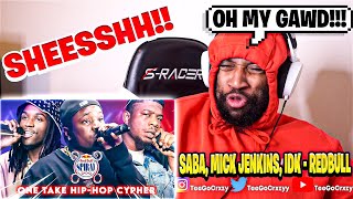 THEY KILLED THIS!!!! Saba, Mick Jenkins, IDK | Red Bull Spiral Freestyle (REACTION)