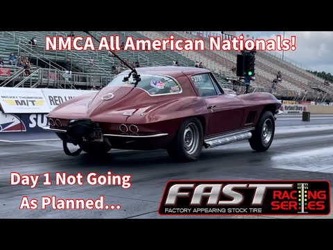 We Go to the NMCA All American Nationals! FAST Racing 9 Second Stock Appearing L88 Corvette's! Day 1