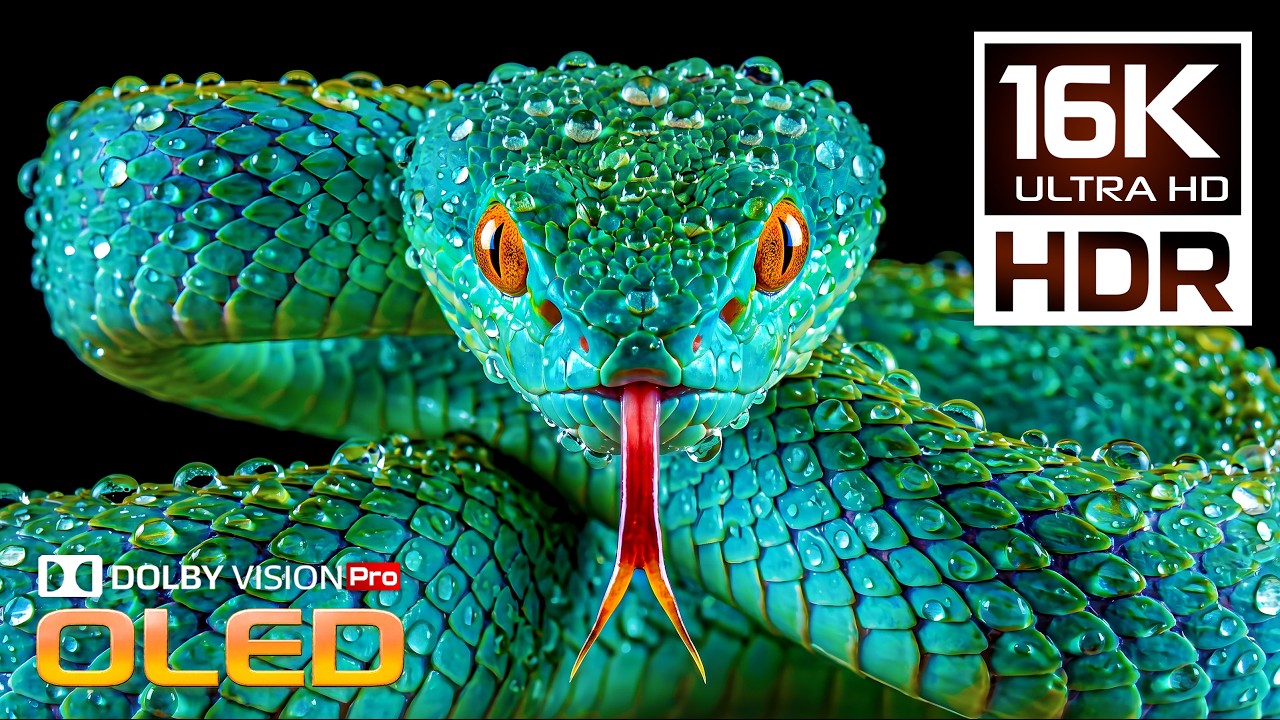Unbelievable Nature 4K Video | Stunning Dolby Vision 4K HDR 120FPS | 16K/8K Ultra HD OLED TV Test