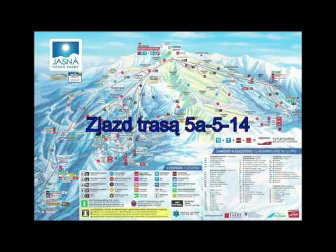 Narty Jasna Chopok 2018 - niebieska trasa 5a, 5, 14
