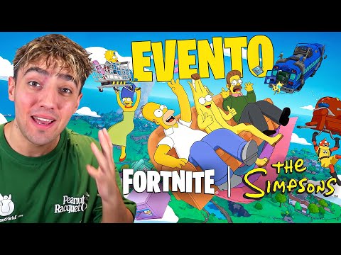 REACCIONANDO AL EVENTO FINAL DE FORTNITE CAPÍTULO 6 *FORTNITE X LOS SIMPSONS*