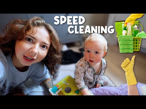 SPEEDCLEANING HOS EN SMÅBARNSFAMILJ