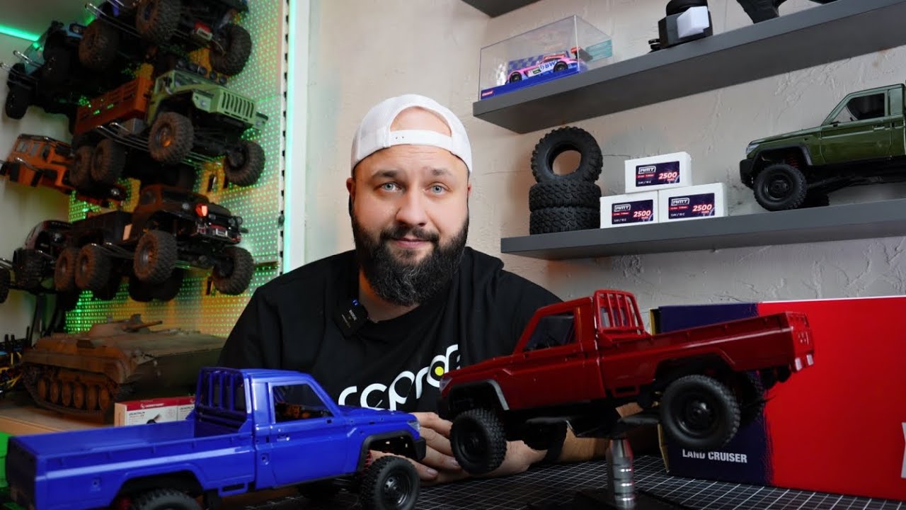 RC auto Land Cruiser Toyota, béžová