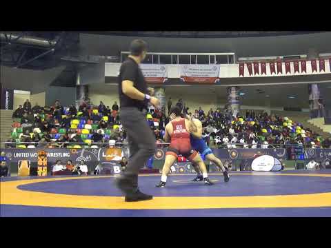 1/4 final FS - 92 kg: İrakli Mitsituri (GEO) - Aslanbek Alborov (AZE)