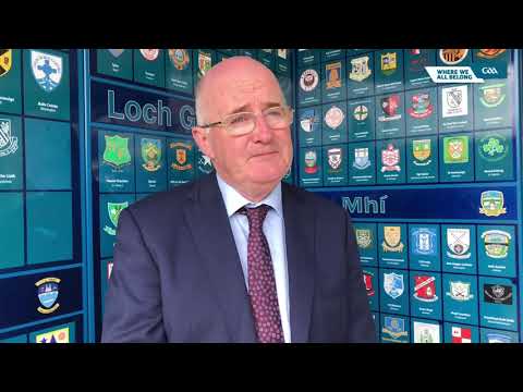 Uachtarán CLG, John Horan, talks to GAA.ie