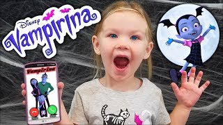 Madison Calls Vampirina! *OMG* She Answered!! Calling About New Disney Junior Episodes!
