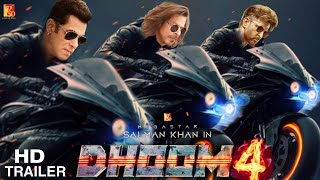 Dhoom 4 Official Trailer 2023  Salman Khan  Shahru