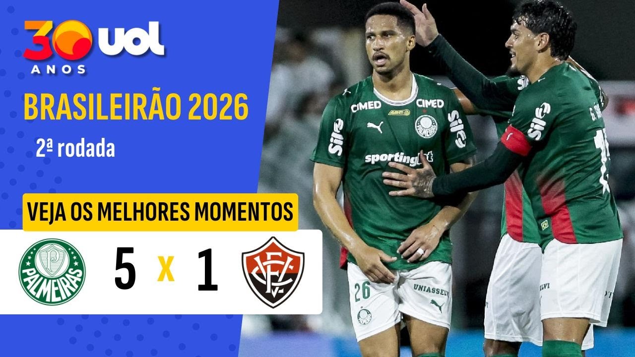 Palmeiras vs Vitória Highlights