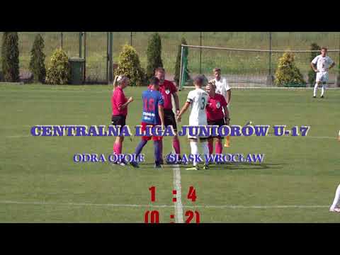CLJ U-17 Odra Opole - Śląsk Wrocław 1:4 (0:2) 22.08.2020 r.
