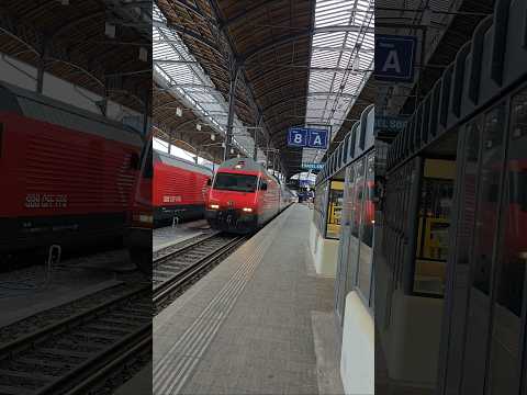 IC61➡️Interlaken Ost in Bahnhof Basel SBB Schweiz🇨🇭#sbb #cff #ffs #trainspotting #travel #züge