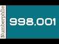 998001 and its Mysterious Recurring Decimals