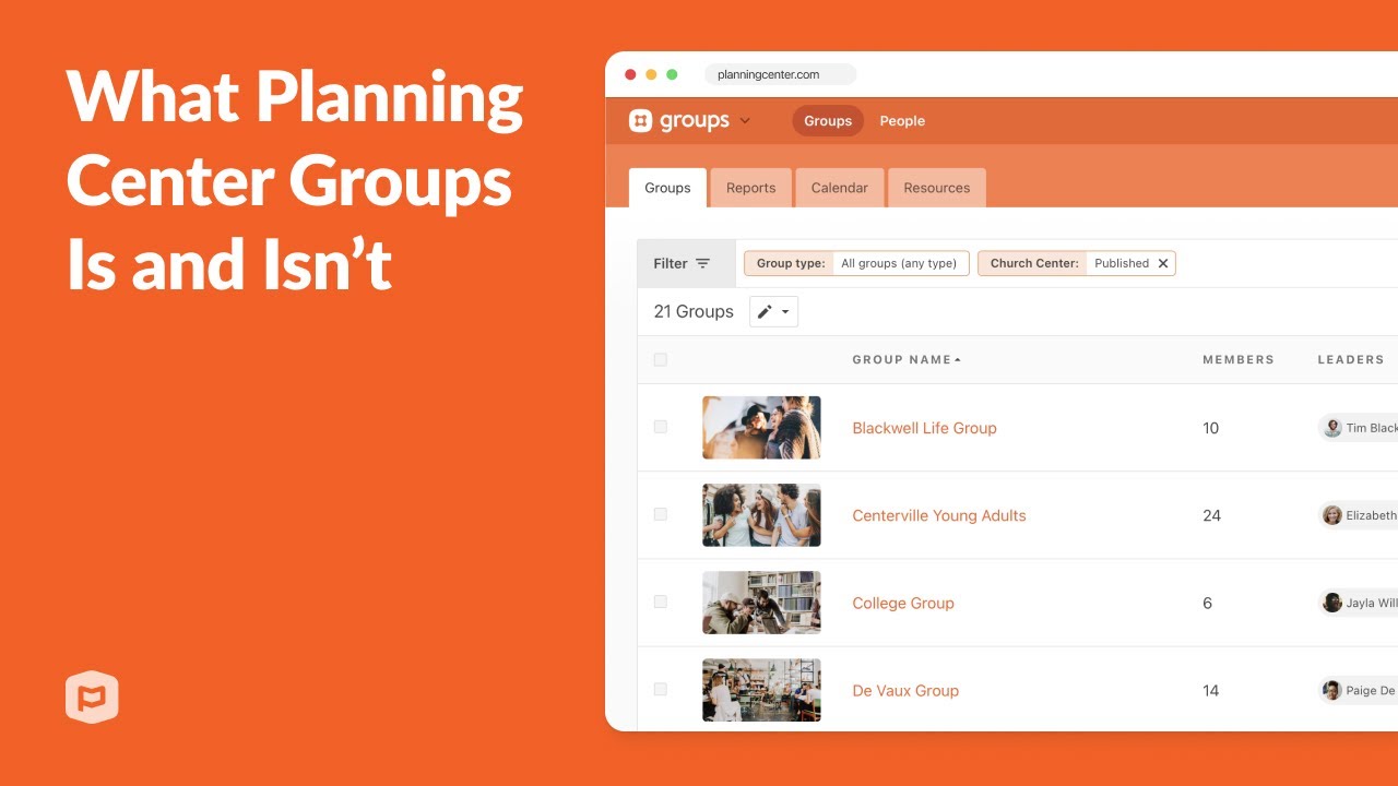 What Planning Center Groups Is and Isn’t