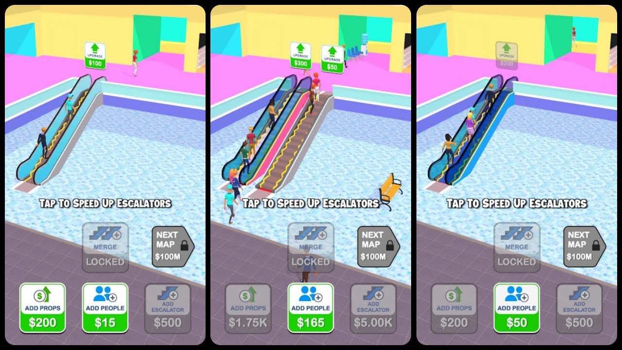 Idle Escalators Mobile Game | Gameplay Android & Apk