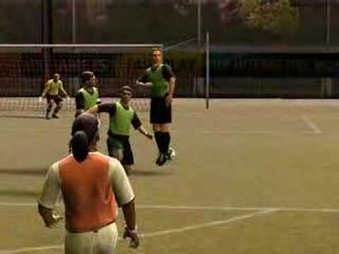 Barcelona - W.Bremen , Ronaldinho Free Kick Practice FiFA 07