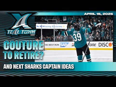 Sharks Captain Logan Couture to Retire? - 4/15/2025 -Teal Town USA