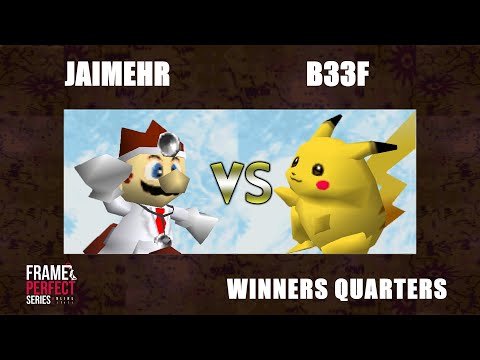 FPS4 Winners Quarters - JaimeHR (Dr. Mario) Vs B33f (Ganondorf, Pikachu) Smash Remix Winners Bracket