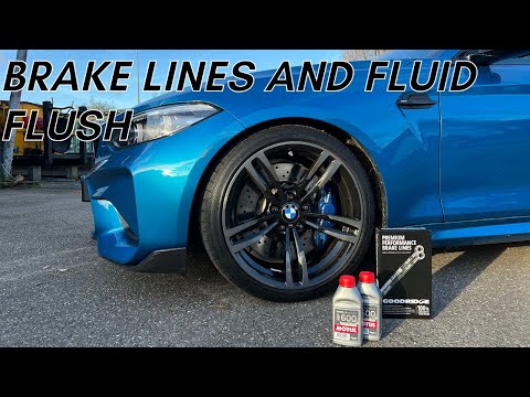 BMW M2: Installing Steel Brake Lines and Brake Fluid Flush DIY