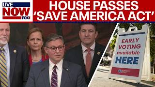 Johnson, GOP leadership speak after House passes Trump-backed voter ID bill