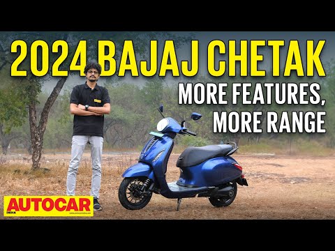 2024 Bajaj Chetak review - Do the upgrades to the electric scooter add up? | Ride |@autocarindia1
