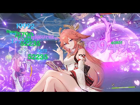 Yae Miko - Hyperbloom Full EM vs Hyperbloom-crit