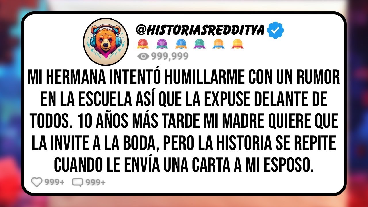 Mi HERMANA Intentó Humillarme con un Rumor en la Escuela Así que la Expuse Delante de Todos. 10...