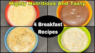 Baby Food Recipes For 6 Months To 3 Years | Breakfast Recipes For Baby | Healthy Food Bites