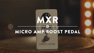 Dunlop M133 MXR Micro Amp - відео 3
