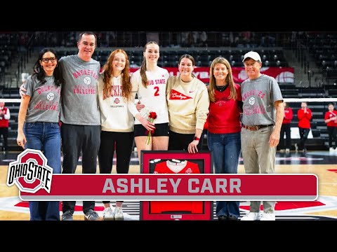 SENIOR HIGHLIGHTS: MB Ashley Carr | Ohio State Volleyball