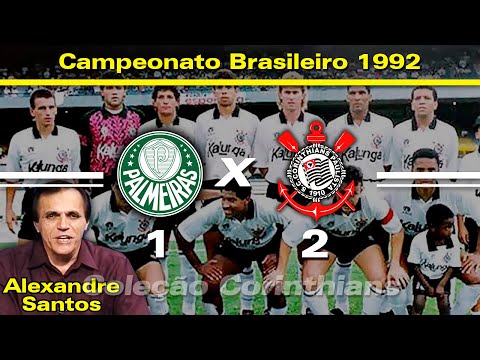 Corinthians 2 x 1 Palmeiras - 29 / 03 / 1992 - Campeonato Brasileiro
