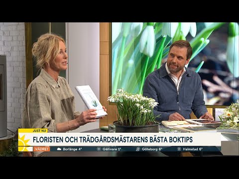 Boktips för trädgårdsfantaster – floristen och trädgårdsmästarens favoriter - Nyhetsmorgon (TV4)