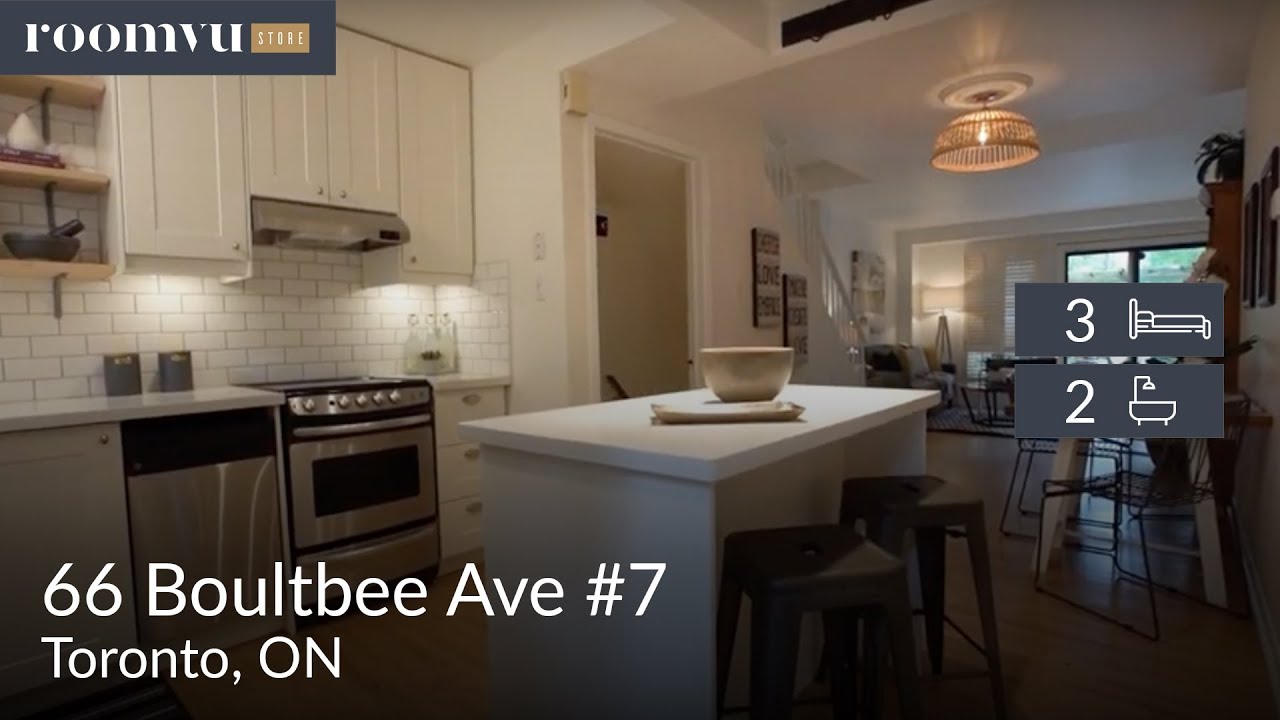 real estate video in 66 Boultbee Ave #7, Toronto, ON