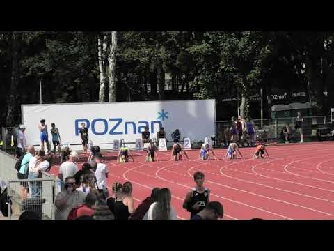 100m M U16 bieg 3 - Poznań 20250831